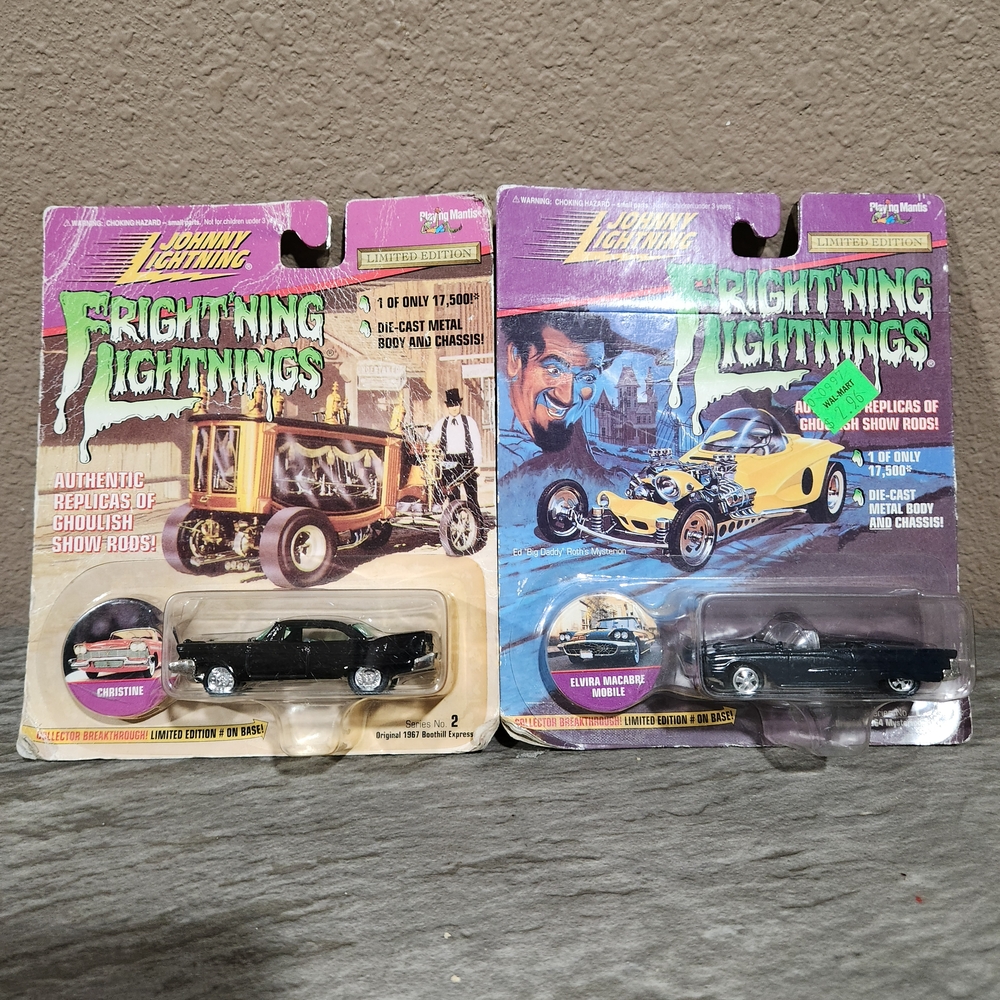 Johnny Lightning Die-Cast Cars Set - Black and Yellow